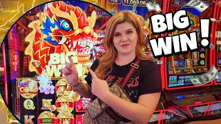 I Won Big on the NEW Dragon Coin Slot Machines in Las Vegas!!