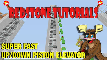 Super Fast Up/Down Piston Elevator "Tutorial" (Minecraft Xbox/Ps3 TU14)