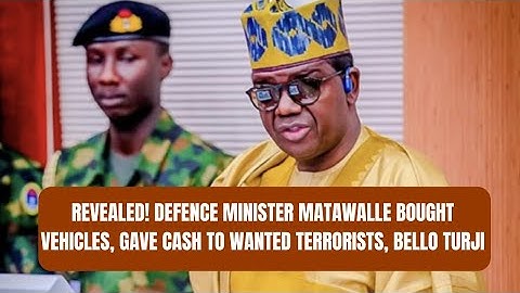 Revealed! Defence Minister Matawalle Bought Vehicles, Gave Cash to Wanted Terrorists, Bello Turji