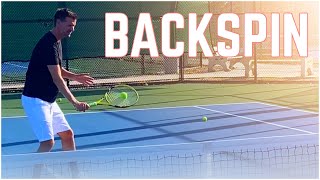 How To Put Backspin On The Tennis Ball Specialty Shots