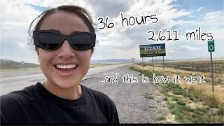 36 hour road trip *ALONE*