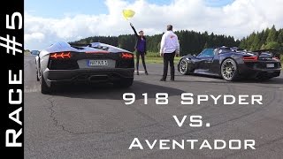 Porsche 918 Spyder Vs Lamborghini Aventador Pirelli Edition - Launch Control | Race #5