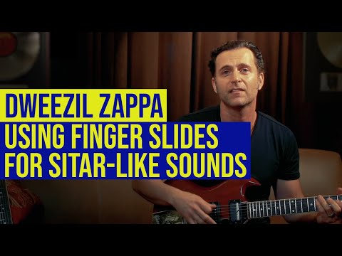 Dweezil Zappa - Using finger slides to create expressive, sitar-like sounds