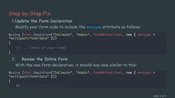 Troubleshooting null Value with File Input in ASP.NET MVC