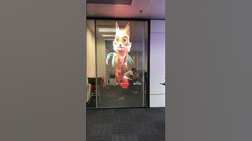 LED Crystal Film Display Screen, High Transparency #ledscreen #leddisplay