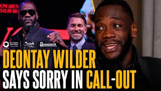 Deontay Wilder APOLOGISES to Zhilei Zhang as he pledges to DESTROY him with KO & bring only pain ‍