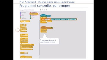 #07 Programmazione del sensore ad ultrasuoni: mBlock & Arduino