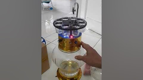 máy rót rượu tự động 10 ly