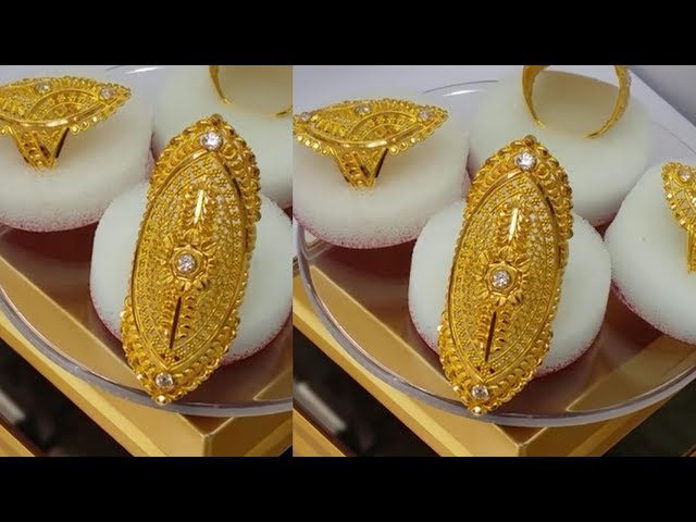 1 GRAM GOLD FULL DIAMOND WITH BIG STONE RING FOR MEN DESIGN A-824 – Radhe  Imitation