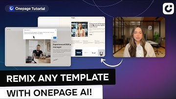 Remix Templates with Onepage AI – Build Custom Pages in Seconds