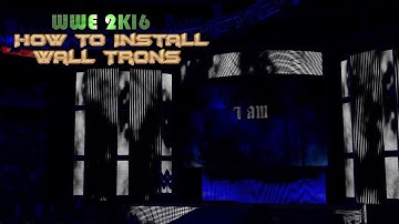 WWE 2K16 PC Mods - How To Install Walltrons : Aj Styles