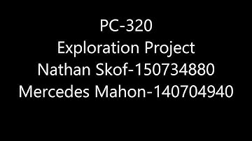 Explortion Project - CP320 - MAX7219 LED matrix