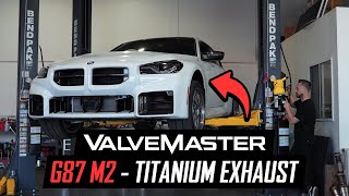 G87 M2 Valvmaster Titanium Exhaust System Installation video