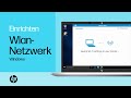 Einrichten Ihres HP LaserJet Druckers in einem Wireless-Netzwerk unter Windows