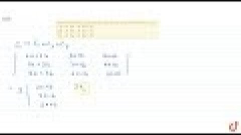 Without expanding, show that the value of each of the determinants is zero: `|a+b2a+b3a+b2a+b3a+...
