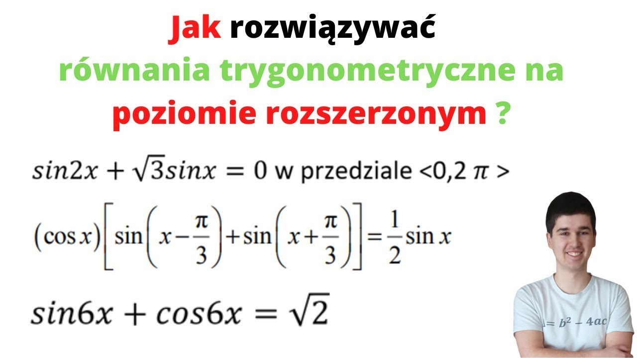 Trygonometria Sprawdzian Nowa Era Rozszerzony Trygonometria - poziom rozszerzony - YouTube