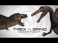 Trex vs spinosaurus fight simulation  3d faceoff indepth analysis