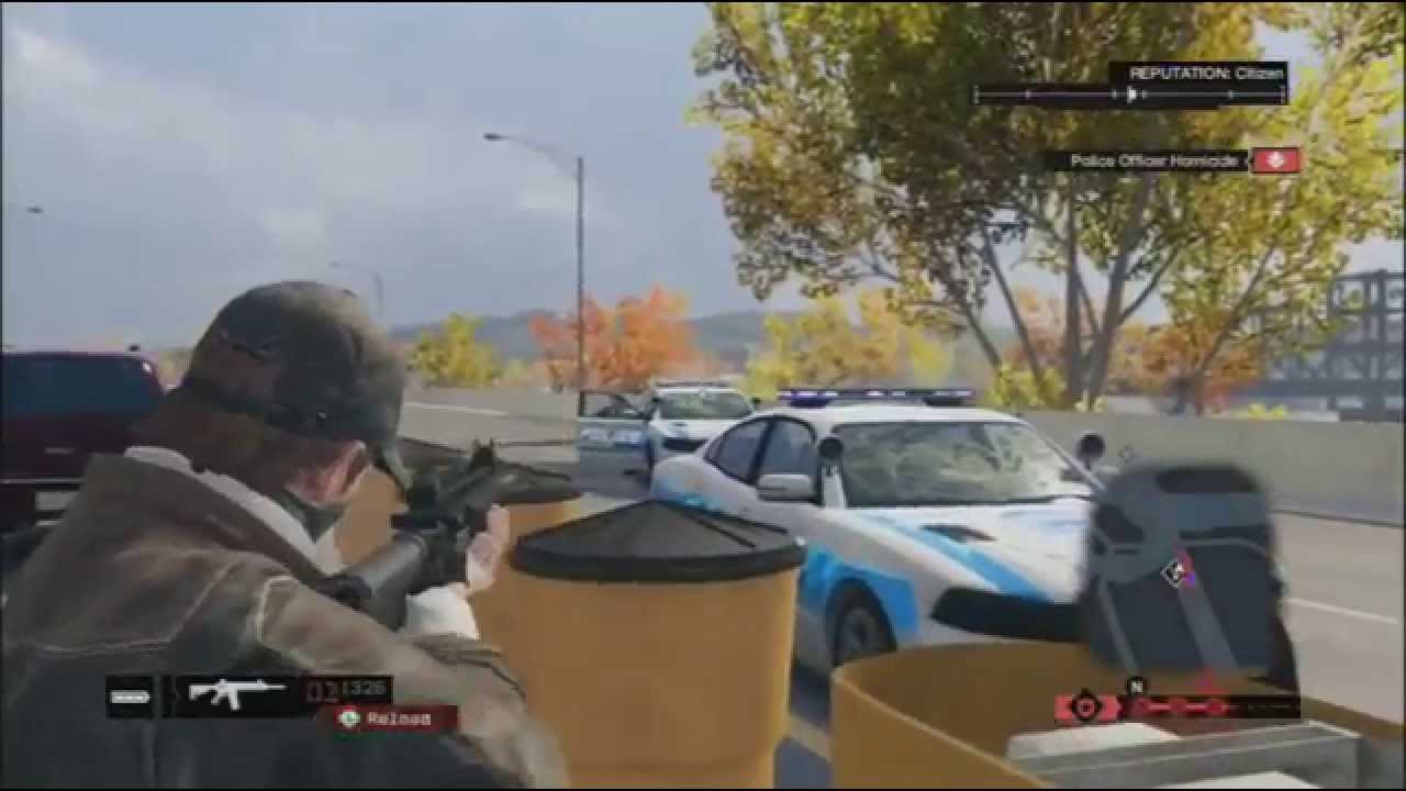 Watch Dogs Wii U Gameplay Snorth Vs The Police Youtube