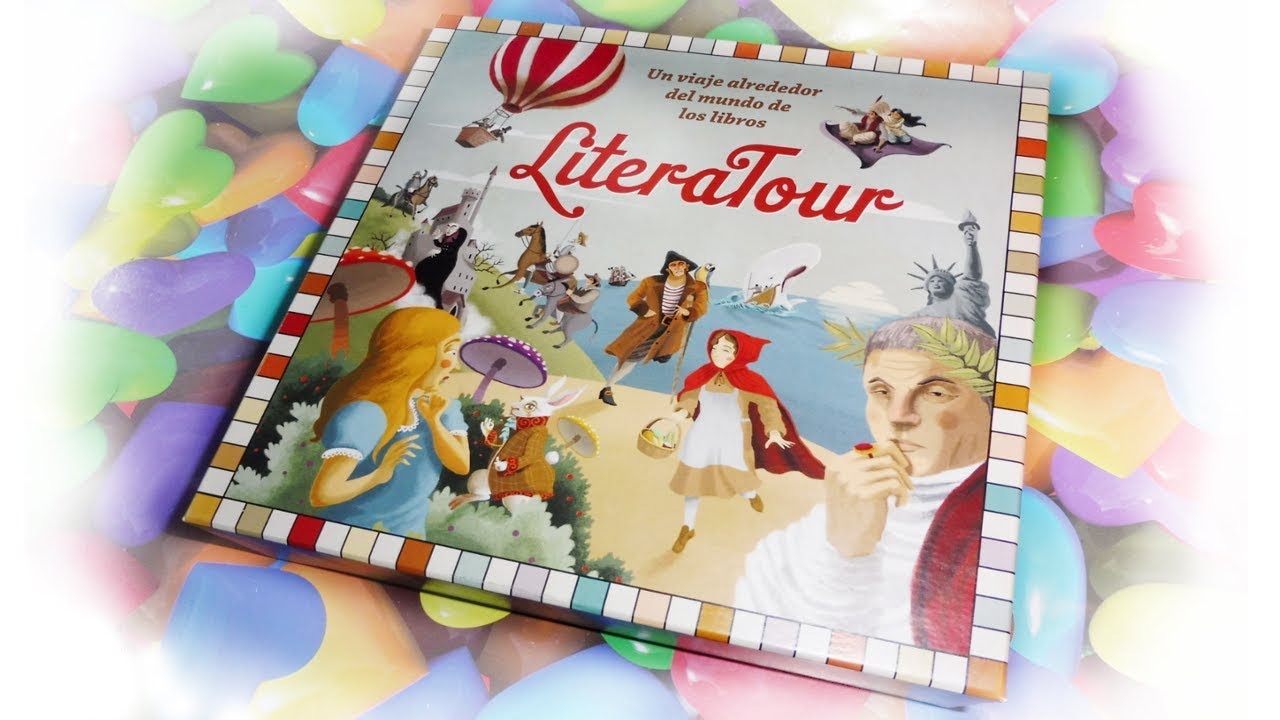 Unboxing del juego de mesa Literatour