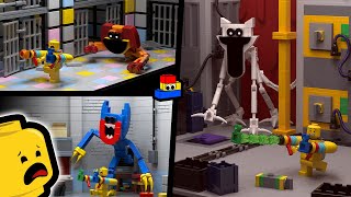 LEGO Poppy Playtime 3: Building Boss Battles and Chases (CatNap, DogDay, Miss Delight, and more)