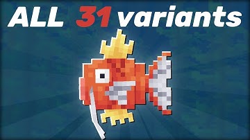 Collecting ALL 31 Magikarp Jump Variants In COBBLEMON 1.6!
