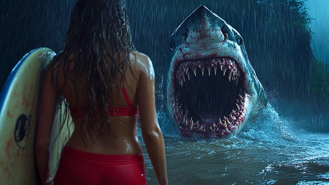 Terror | El tiburón alienígena devora todo a su paso! | Pelicula completa  en español latino 4K