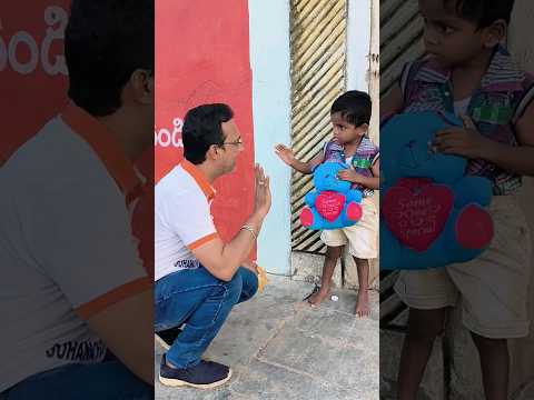 Giving Toys Away | Helping Poor People | Poor People Help Video | Food Donation Video #shorts