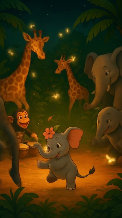 🎉 The Elephant’s Birthday | Cinematic Jungle Animal Story for Kids |Emotional & Magical AI Animation