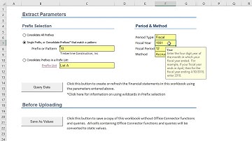 CFMA Financial Benchmarker Instructions for Sage Office Connector