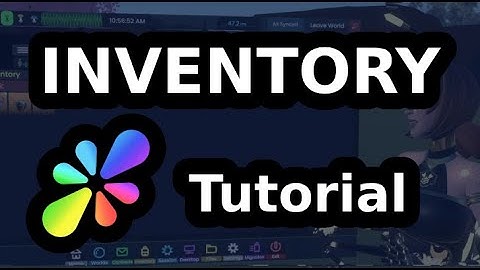 Resonite Tutorial - Using your Inventory