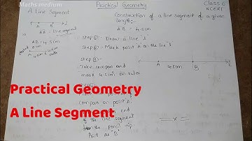 A Line Segment-Practical Geometry-Class 6-ncert