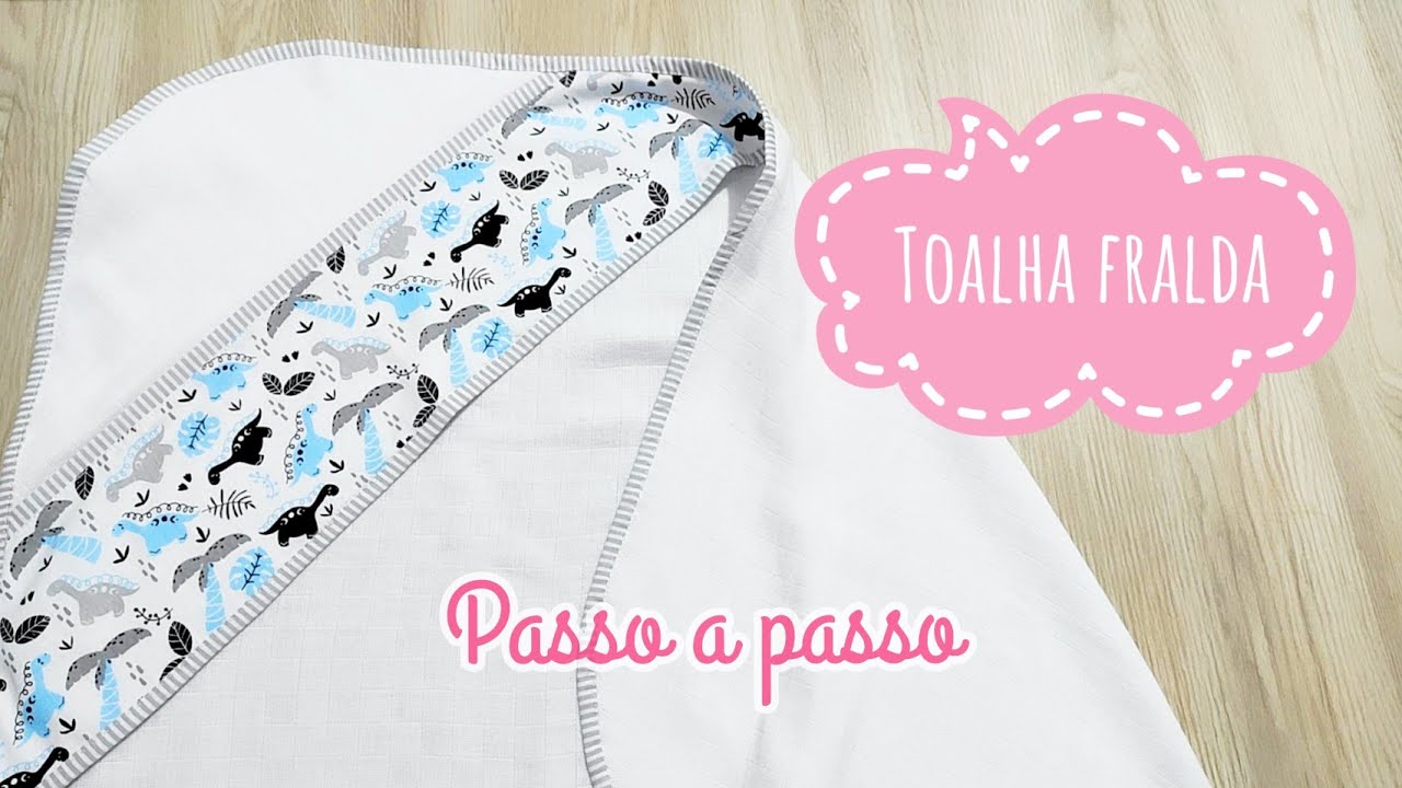 Toalha fralda com capuz FAZER E VENDER 🔥 Dica de qual fralda usar 🌟