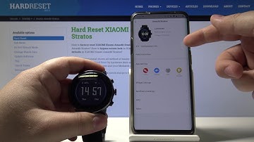 How to Unpair XIAOMI Huami Amazfit Stratos – Disconnect Devices