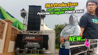 Power Baru IMA Productions untuk penyewa hajatan satu hari subwoofer 18 inch