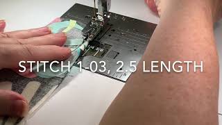 Brother SA127 Rolled Hem Foot Demonstration 