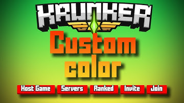How to get CUSTOM UI Colors & Buttons in KRUNKER