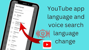 How to Change YouTube Language and voice search language on Mobile 2024