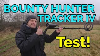 Тест в грунте бюджетного металлоискателя Bounty Hunter Tracker IV!
