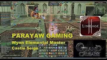 Lineage 2 Wynn Elemental Master Castle Seige Mass PvP 28 Oct 2018 (Lineage2CyFo)