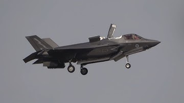 Royal Air Force F-35B Lightning awesome and LOUD hover display at RAF Fairford RIAT 2022