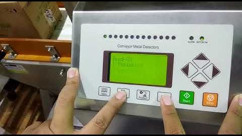 Setting Sensitivity of Metal Detector