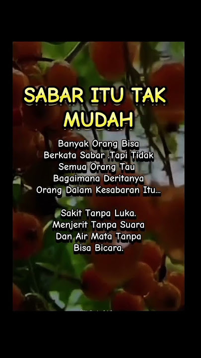 Ujian Sabar #renunganhidup #shorts
