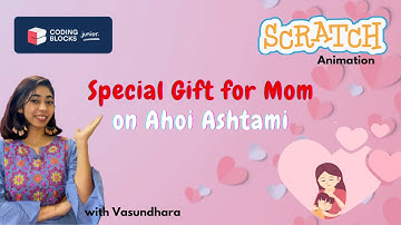 Perfect Gift Idea for Mother | Animated Greeting Card for Mom | Scratch | CBJr