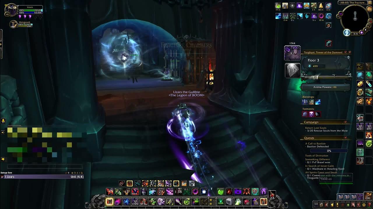 Fracture Chambers Layer 12 Flawless + Adamant Vault Demonology