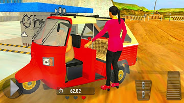 Offroad Auto Rickshaw Driving Simulator - Crazy Tuk Tuk Driver Game - Android GamePlay