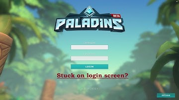 Paladins OB67 Login problem