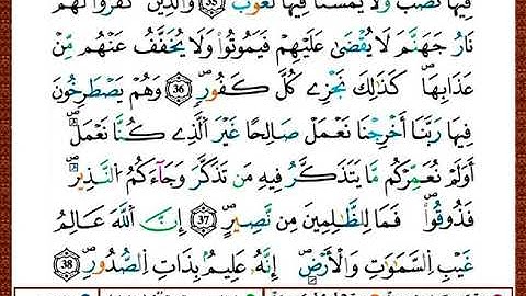ختمة مصحف التجويد برواية قالون الصفحة رقم 438