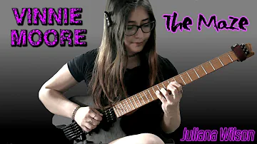 VINNIE MOORE - The Maze Full Cover | Juliana Wilson 19 years old