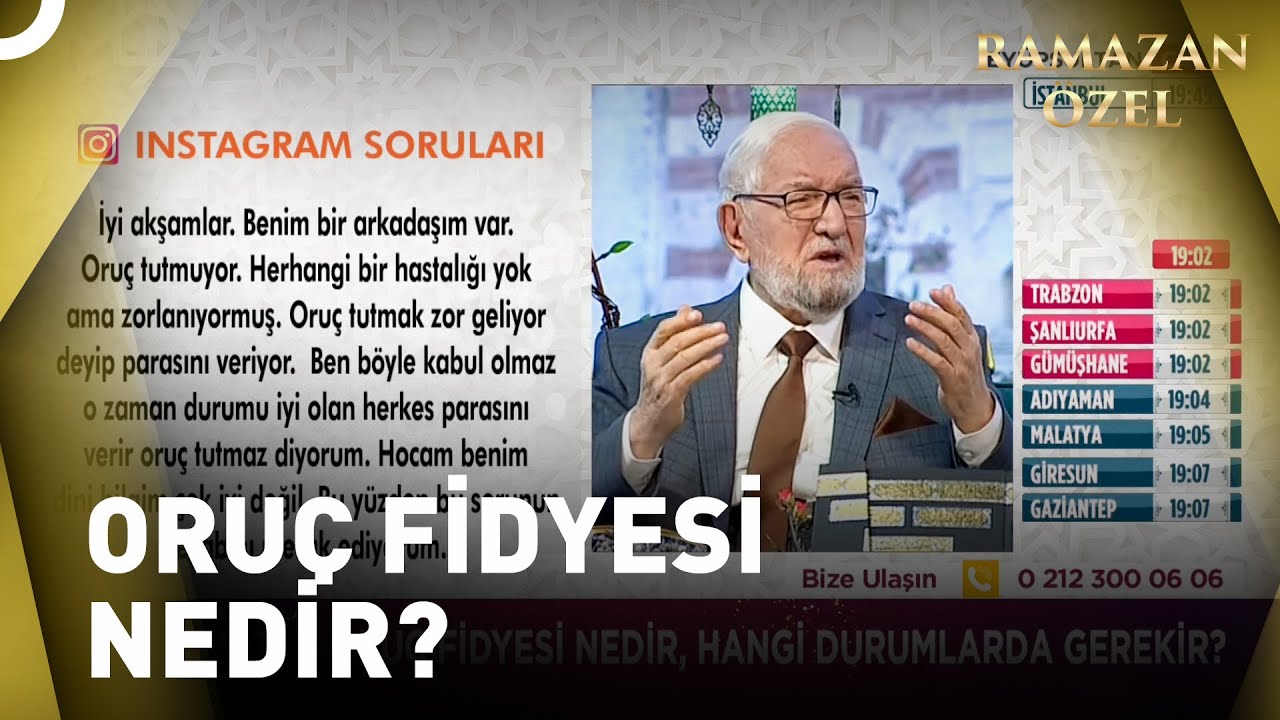 Oruç Fidyesi Hangi Durumlarda Verilir? | Necmettin Nursaçan'la İftar
