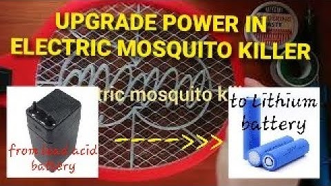 🔴 How to change battery on electric mosquito killer from lead acid battery to lithium battery